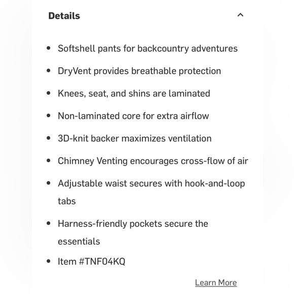 North Face Spectre Ski Pants NWT XS Regular - Picture 7 of 7